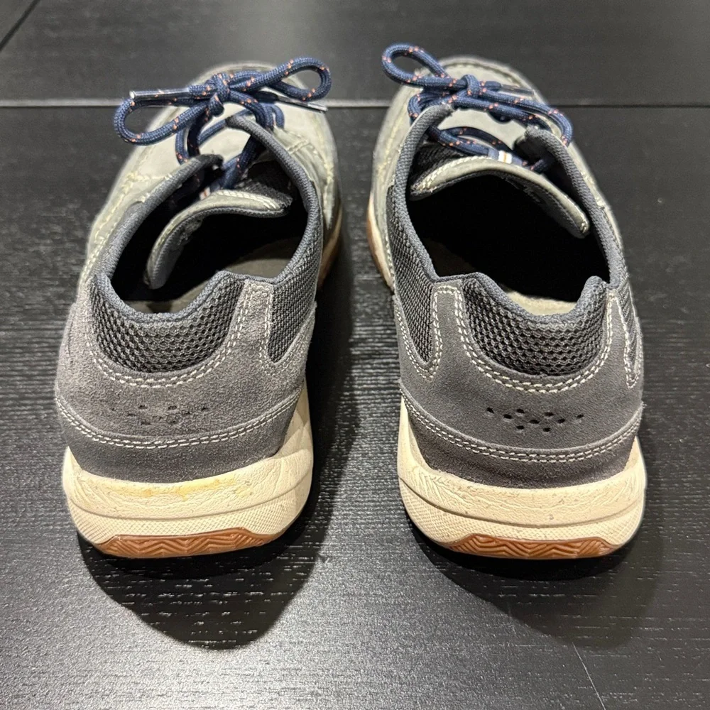 Clarks Allston Edge Navy Men’s Casual Boat Shoes Size 10W